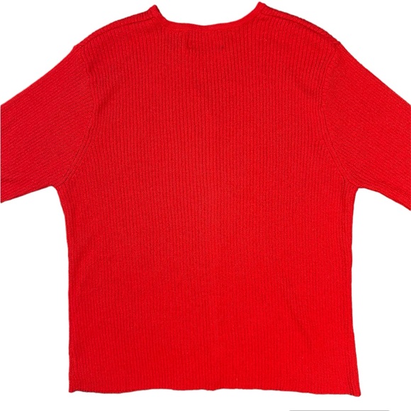 Sag Harbor Red Cardigan - Picture 4 of 6